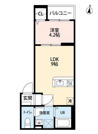 六番町駅 徒歩5分 3階の物件間取画像